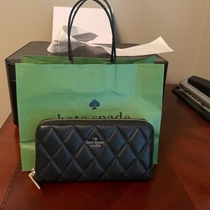 Kate Spade Carey zip around continental wallet